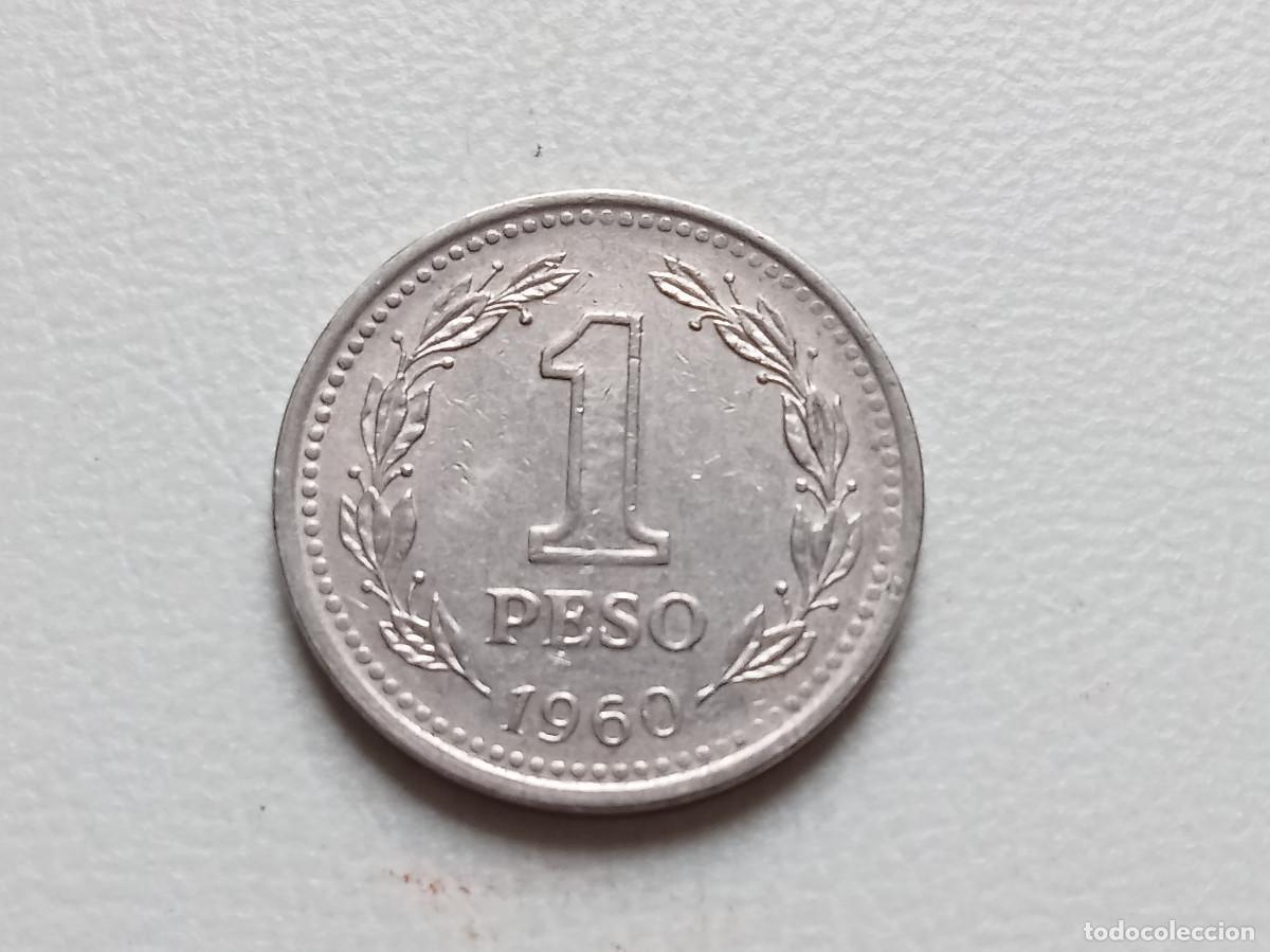 Monedas antiguas de Am&eacute;rica: ARGENTINA 1 PESO 1960 KM#57