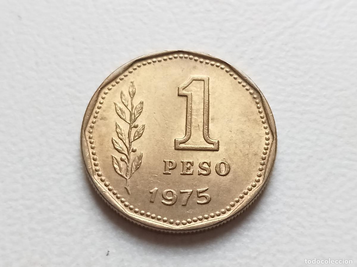 Monedas antiguas de Am&eacute;rica: ARGENTINA 1 PESO 1975 KM#69
