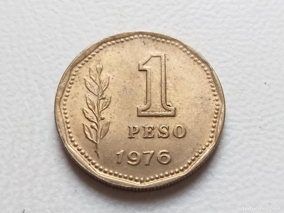 Monedas antiguas de Am&eacute;rica: ARGENTINA 1 PESO 1976 KM#69