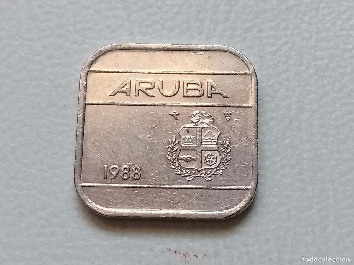 Monedas antiguas de Am&eacute;rica: ARUBA 50 CENTS 1988 KM.4 EBC TIRADA 216 500