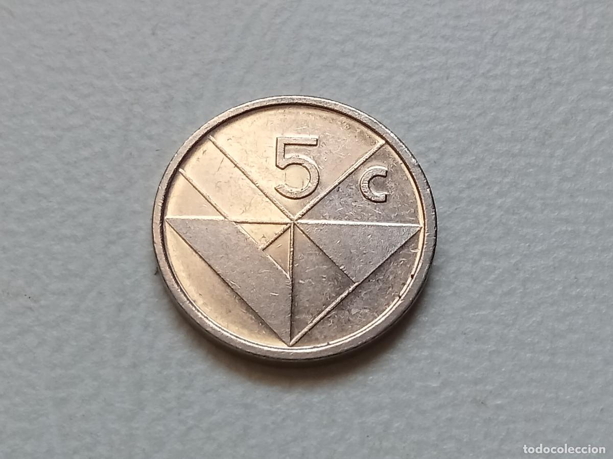 Monedas antiguas de Am&eacute;rica: ARUBA 5 CENTS 1987 KM.1 TIRADA 461 651