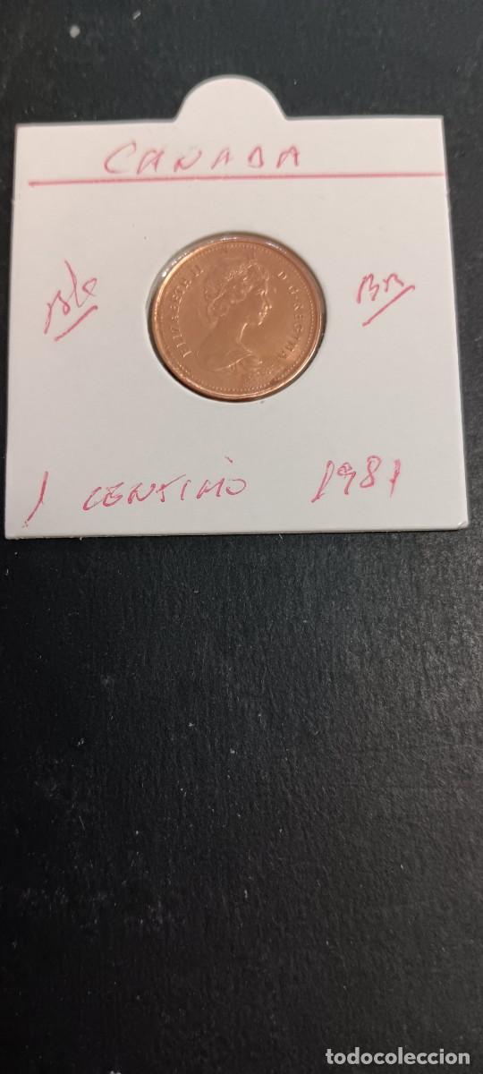 Monedas antiguas de Am&eacute;rica: CANADA 1 CENTIMO 1981 BC KM=127 (BRONCE) ISABEL II