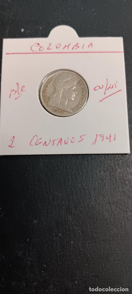Monedas antiguas de Am&eacute;rica: COLOMBIA 2 CENTAVOS 1941 BC KM=198 (CUPRONIQUEL)