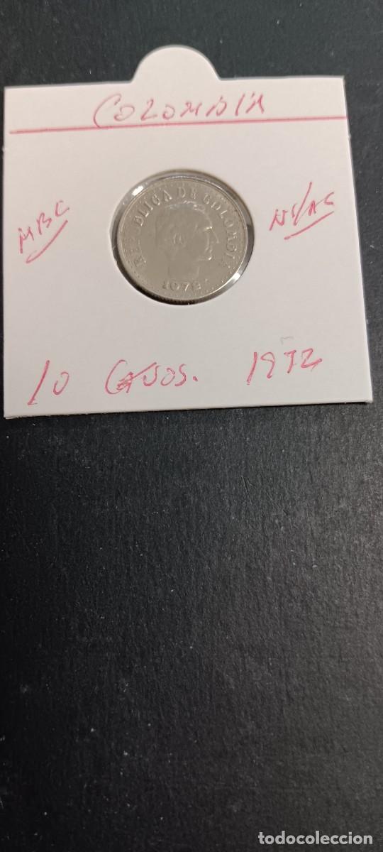 Monedas antiguas de Am&eacute;rica: COLOMBIA 10 CENTAVOS 1972 MBC KM=258 (NIQUEL-ACERO)