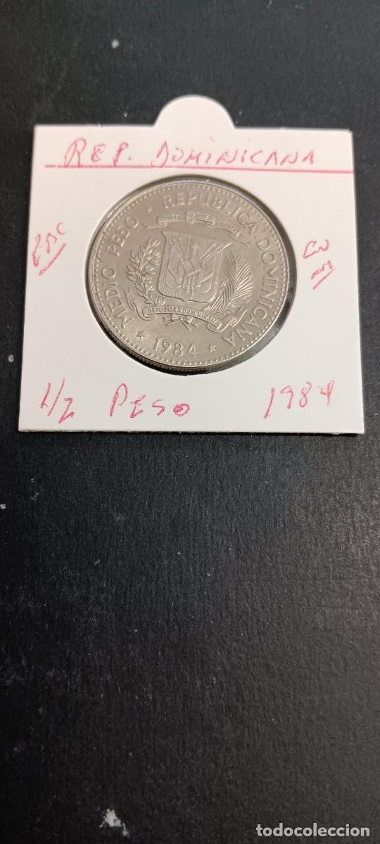 Monedas antiguas de Am&eacute;rica: REPUBLICA DOMINICANA 1/2 PESO 1984 EBC KM=62.1 (CUPRONIQUEL)