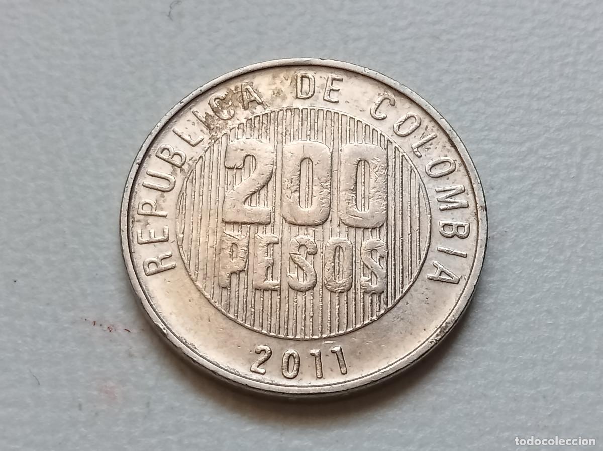 Monedas antiguas de Am&eacute;rica: COLOMBIA 200 PESOS 2011 KM287