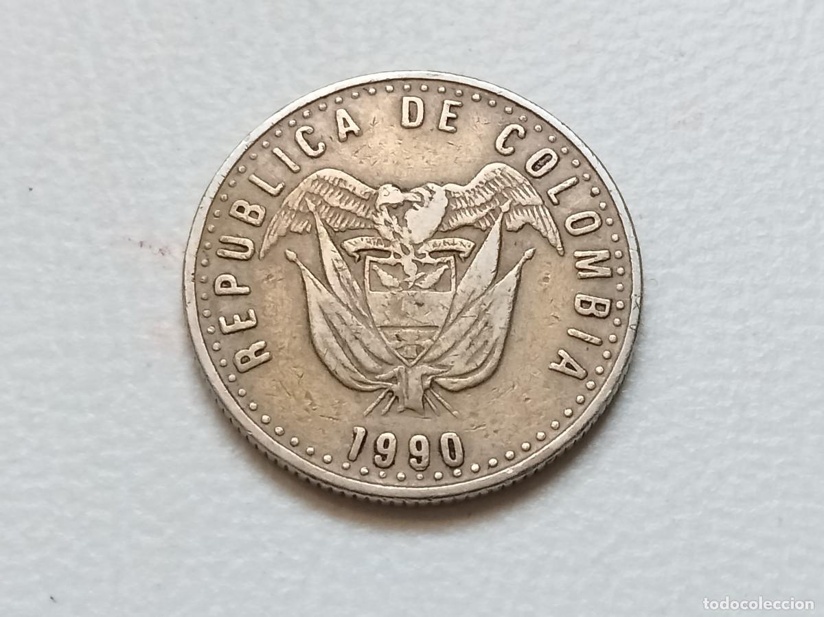 Monedas antiguas de Am&eacute;rica: COLOMBIA 50 PESOS 1990 KM283.1