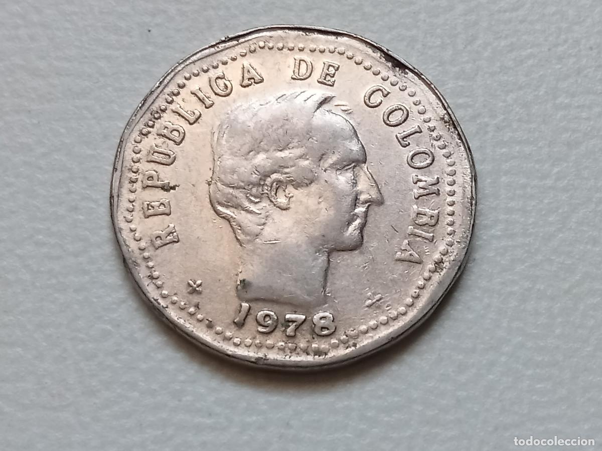 Monedas antiguas de Am&eacute;rica: COLOMBIA 50 CENTAVOS 1978 KM.244