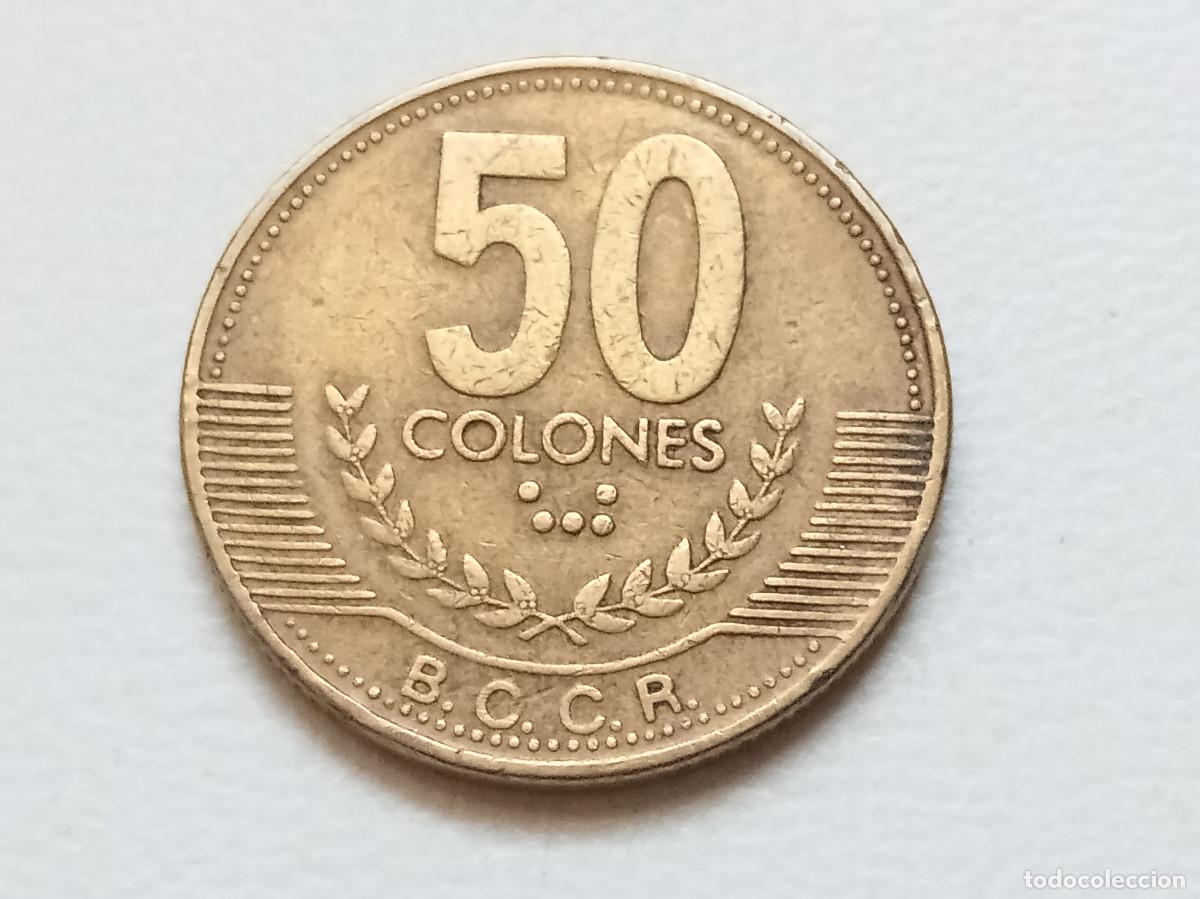 Monedas antiguas de Am&eacute;rica: COSTA RICA 50 COLONES 1999 KM.231.1
