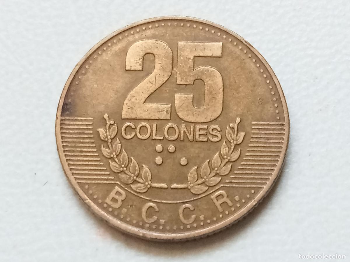 Monedas antiguas de Am&eacute;rica: COSTA RICA 25 COLONES 1995 KM#229