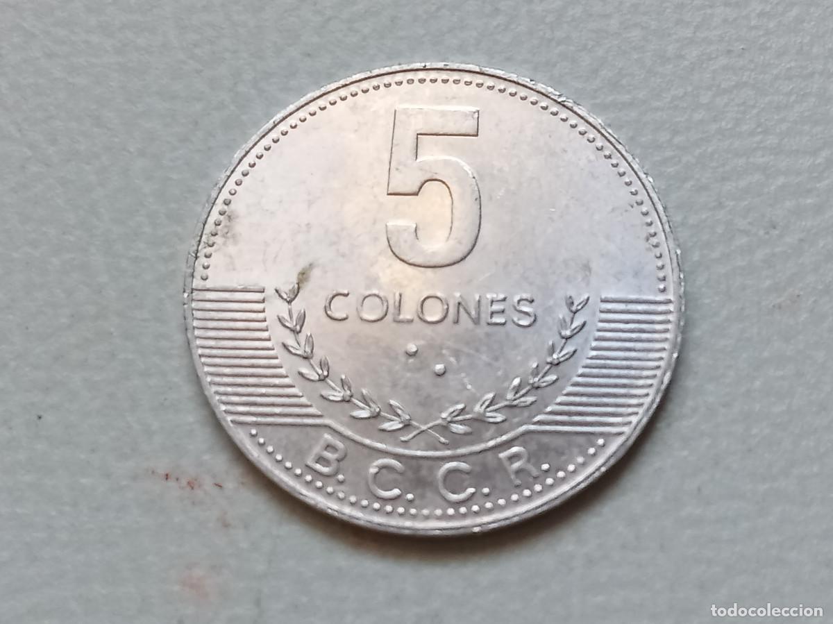 Monedas antiguas de Am&eacute;rica: COSTA RICA 5 COLONES 2008 KM#227B