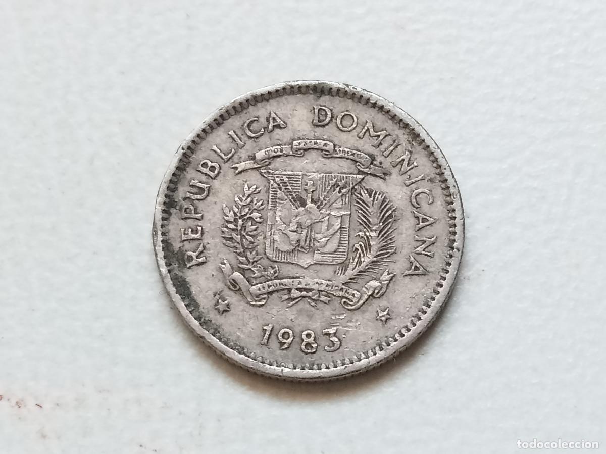 Monedas antiguas de Am&eacute;rica: REP&Uacute;BLICA DOMINICANA 10 CENTAVOS 1983 KM#60