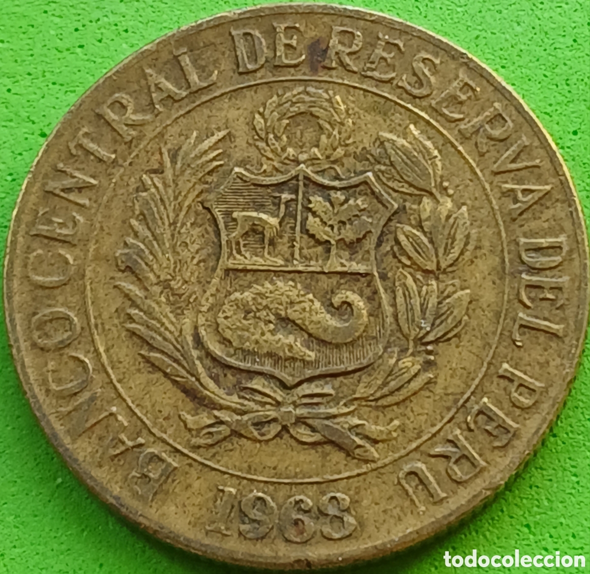 Monedas antiguas de Am&eacute;rica: Per&uacute; un sol 1968 km#248