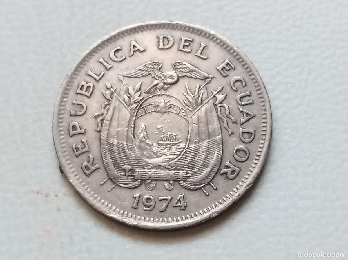 Monedas antiguas de Am&eacute;rica: ECUADOR 1 SUCRE 1974 KM#83