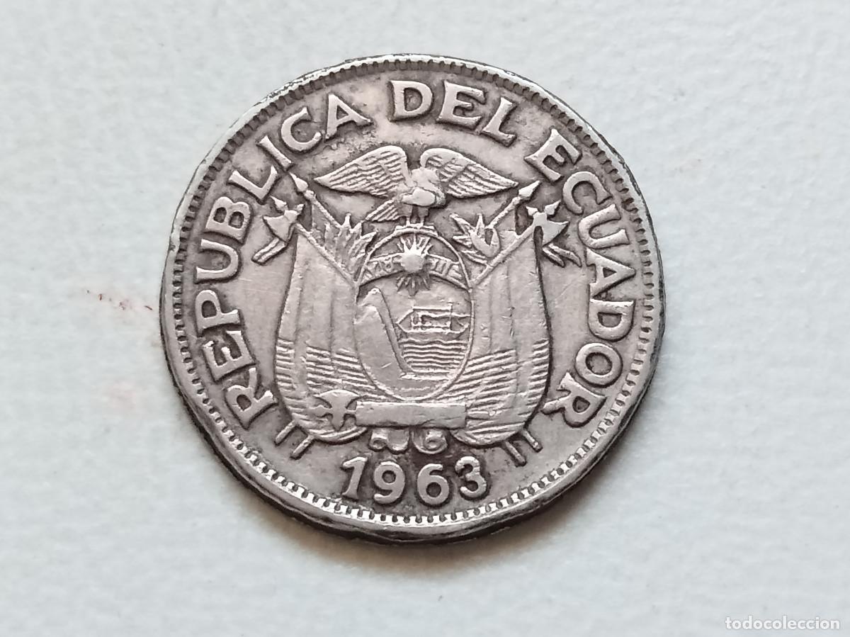 Monedas antiguas de Am&eacute;rica: ECUADOR 50 CENTAVOS 1963 KM#81