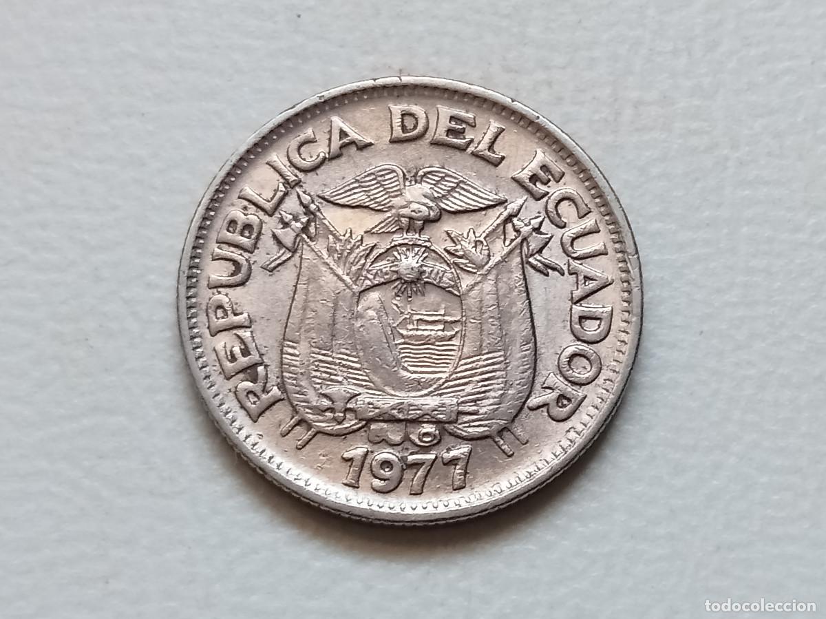 Monedas antiguas de Am&eacute;rica: ECUADOR 50 CENTAVOS 1977 KM#81