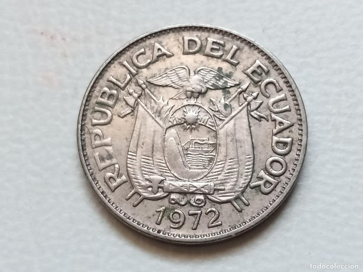 Monedas antiguas de Am&eacute;rica: ECUADOR 20 CENTAVOS 1972 KM#77.1C
