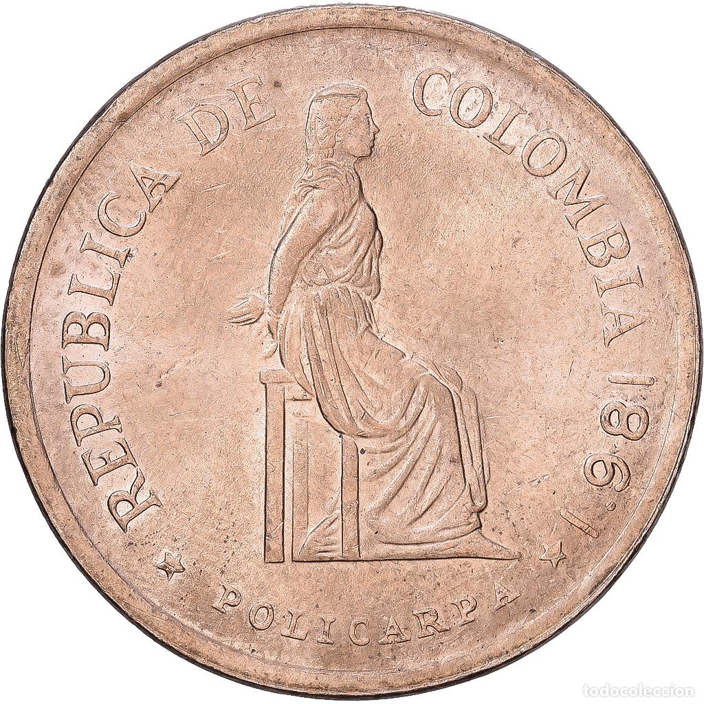 Monedas antiguas de Am&eacute;rica: [#1168346] Colombia, 5 Pesos, 1981, Bronce, SC, KM:268