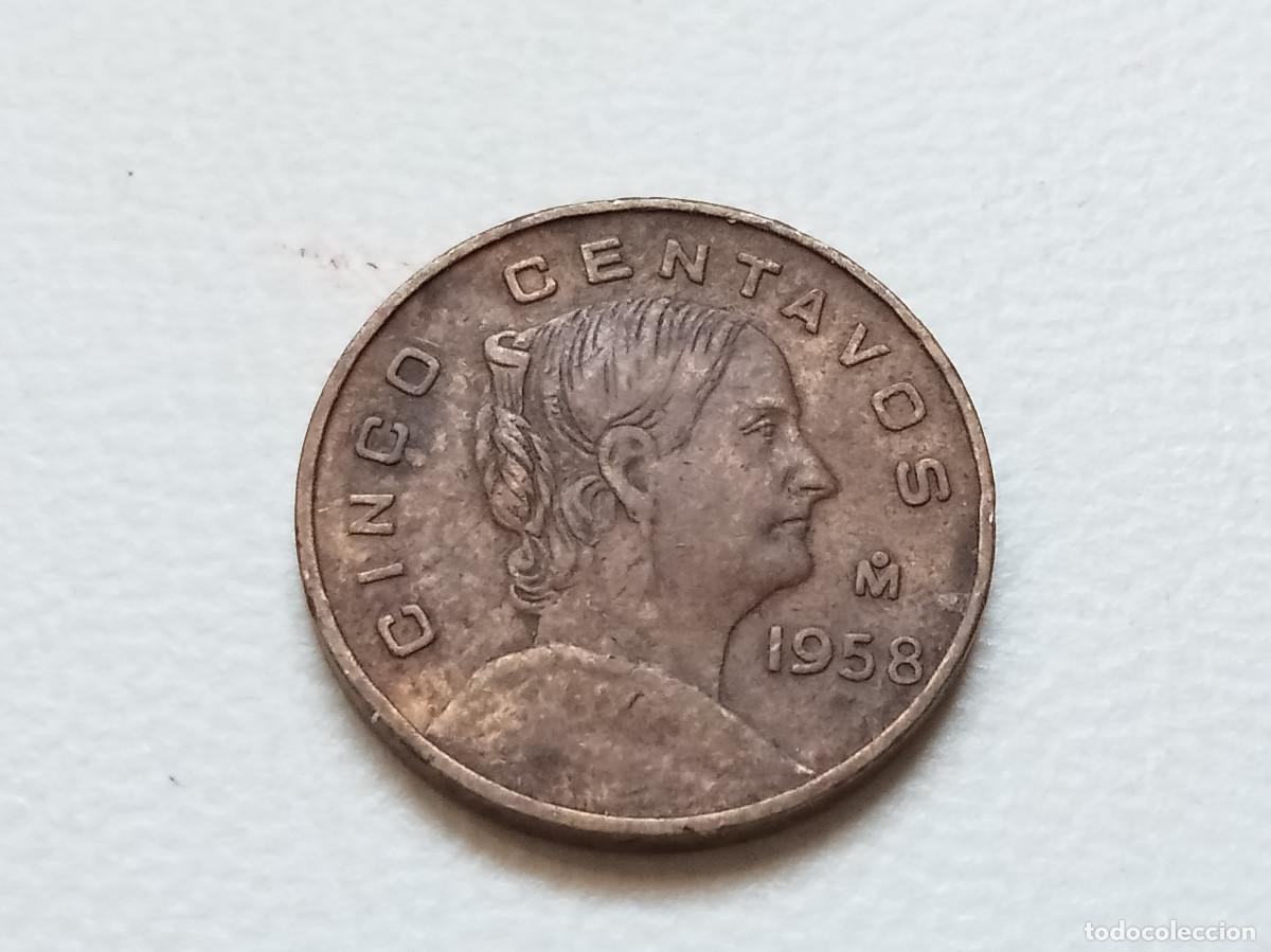 Monedas antiguas de Am&eacute;rica: M&Eacute;XICO 5 CENTAVOS 1958 KM#426