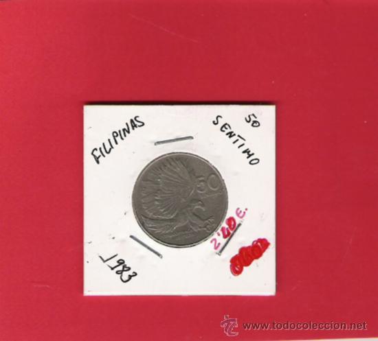 Monedas antiguas de Asia: FILIPINAS  MONEDA DE 50  CENTIMOS  DE 1983 - Foto 1