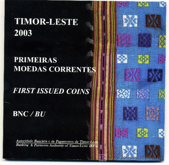 Monedas antiguas de Asia: Timor Este, cartera oficial 2003 - Foto 2