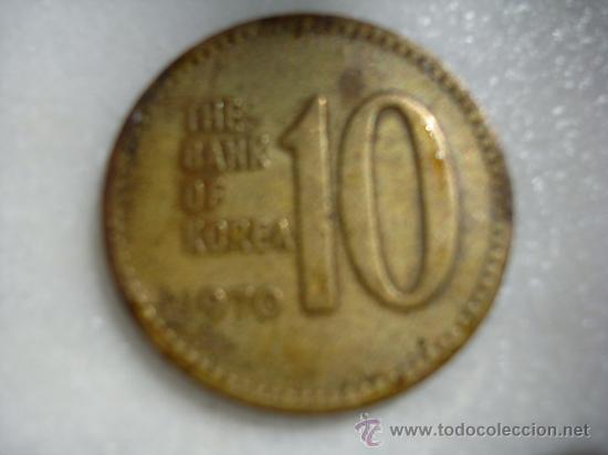 Monedas antiguas de Asia: MONEDA DE COREA 1970 - Foto 2