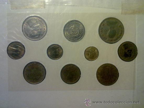 Monedas antiguas de Asia: 10 MONEDAS DE TAILANDIA - Foto 2