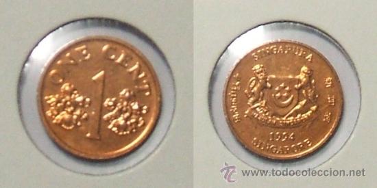 Monedas antiguas de Asia: KM# 98 - Singapur - 1 Cent - 1994 - (Sin circular) - Foto 1