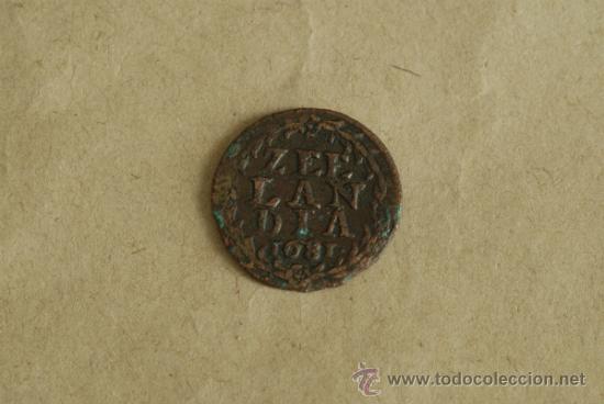 Monedas antiguas de Asia: Moneda de Zeelandia 1681. - Foto 1