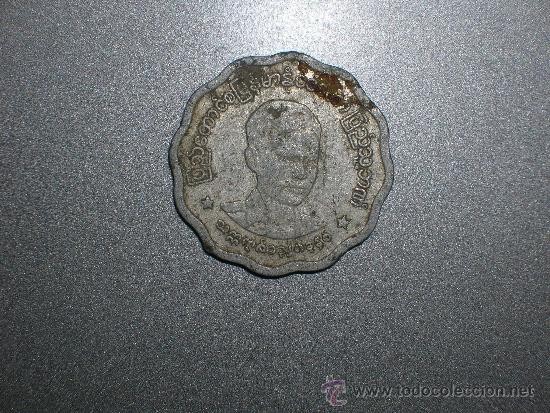 Monedas antiguas de Asia: Myanmar 5 pyas 1966 (1557) - Foto 1