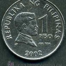 Monedas antiguas de Asia: FILIPINAS 1 PISO AÑO 2002 ( JOSE RIZAL - MEDICO - ESCRITOR Y HEROE NACIONAL FILIPINO ) Nº1