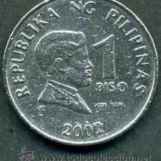Monedas antiguas de Asia: FILIPINAS 1 PISO AÑO 2002 ( JOSE RIZAL - MEDICO - ESCRITOR Y HEROE NACIONAL FILIPINO ) Nº3