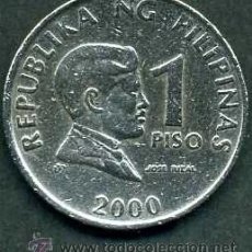 Monedas antiguas de Asia: FILIPINAS 1 PISO AÑO 2000 ( JOSE RIZAL - MEDICO - ESCRITOR Y HEROE NACIONAL FILIPINO ) Nº4. Lote 50988181