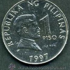 Monedas antiguas de Asia: FILIPINAS 1 PISO AÑO 1997 ( JOSE RIZAL - MEDICO - ESCRITOR Y HEROE NACIONAL FILIPINO ) Nº5. Lote 50988340