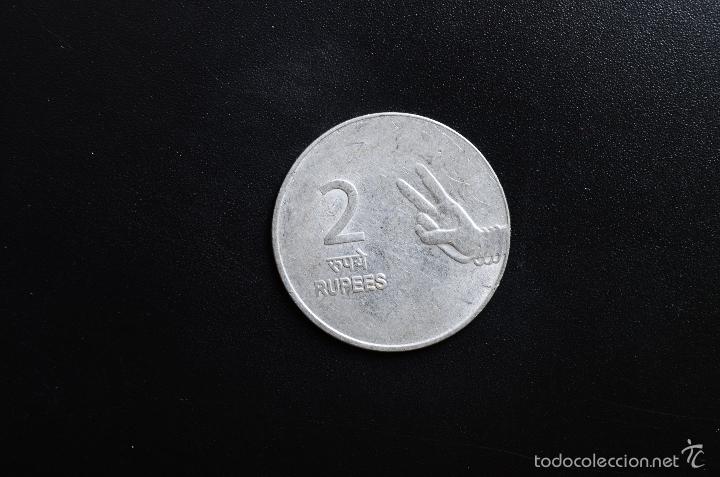 Monedas antiguas de Asia: INDIA  -  2 RUPIAS  -  2007  -  MBC - Foto 1