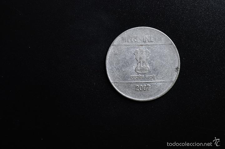 Monedas antiguas de Asia: INDIA  -  2 RUPIAS  -  2007  -  MBC - Foto 2