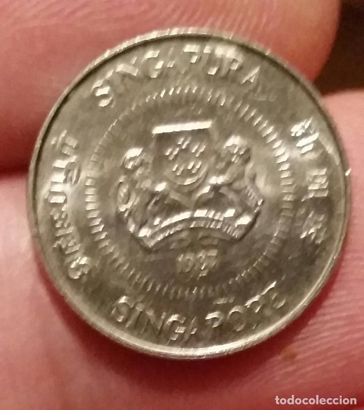 Monedas antiguas de Asia: MONEDA 10 CENTAVOS SINGAPUR 1986 - Foto 1