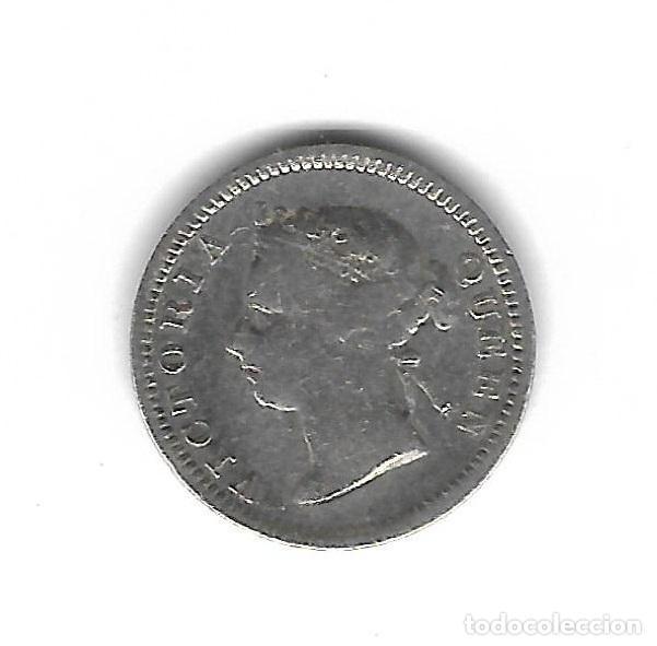 Monedas antiguas de Asia: MONEDA. HONG KONG. 5 CENT. 1889 - Foto 1
