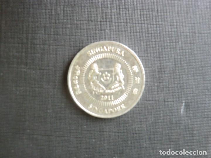 Monedas antiguas de Asia: SINGAPUR  -  50 CENTIMOS  -  EBC - Foto 2