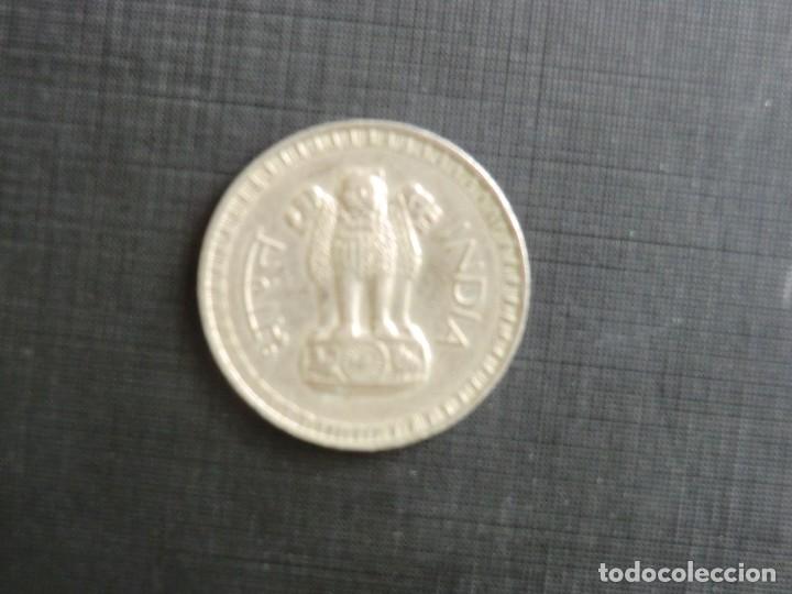 Monedas antiguas de Asia: INDIA   -  UNA RUPIA  -  MBC - Foto 2