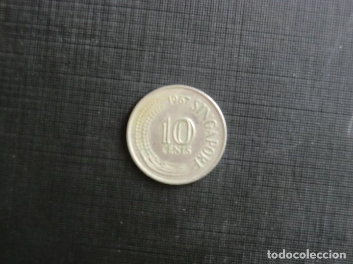 Monedas antiguas de Asia: SINGAPUR  -  10 CENTS  -  MBC - Foto 2