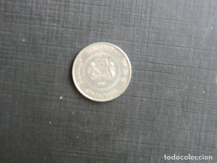 Monedas antiguas de Asia: SINGAPUR  -  10 CENTS  -  EBC - Foto 2