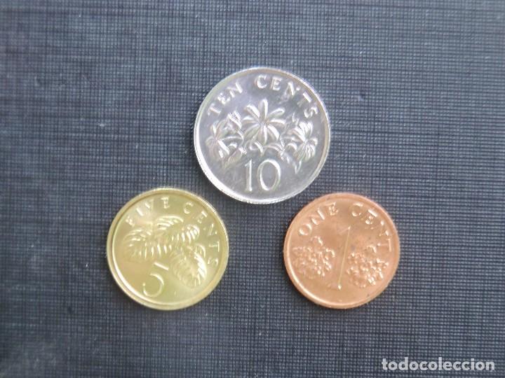 Monedas antiguas de Asia: FANTASTICA SERIE SC DE SINGAPUR - Foto 1