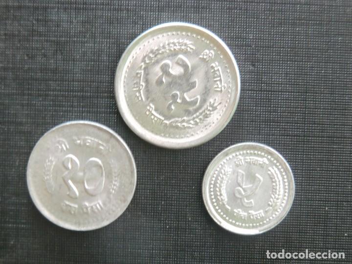 Monedas antiguas de Asia: FANTASTICA SERIE SC DE NEPAL - Foto 2