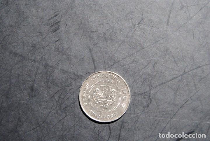 Monedas antiguas de Asia: Singapur, 10 centimos a&ntilde;o 1986 - Foto 1