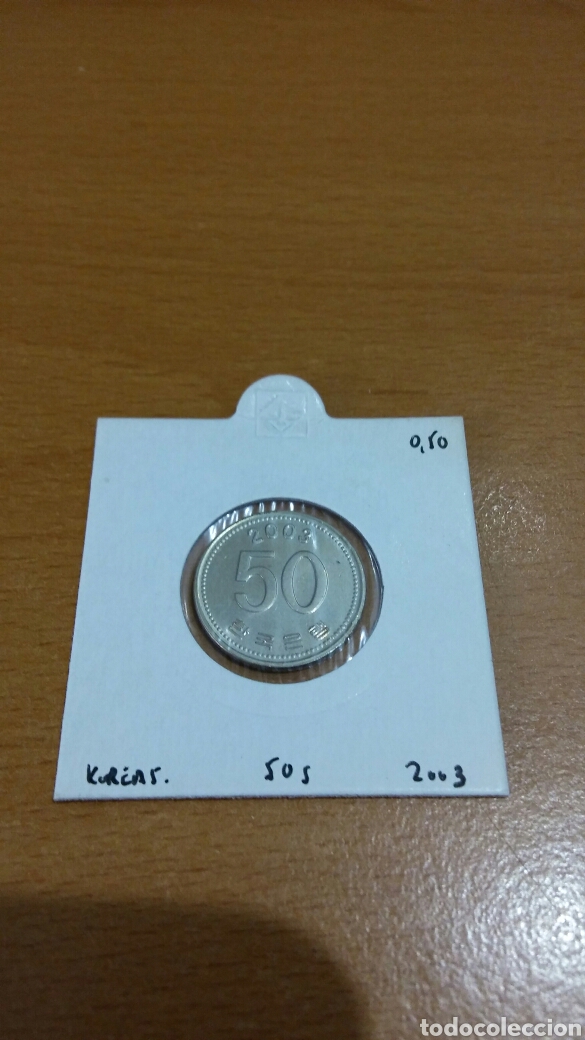 Monedas antiguas de Asia: Moneda Corea sur 50 s. A&ntilde;o 2003 - Foto 1