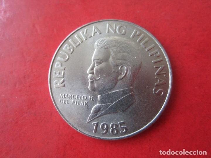 Monedas antiguas de Asia: Filipinas. 50 sentimo. 1985 - Foto 2