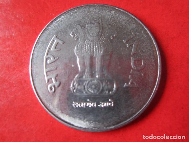 Monedas antiguas de Asia: India. moneda de 1 rupia. 1999 - Foto 2