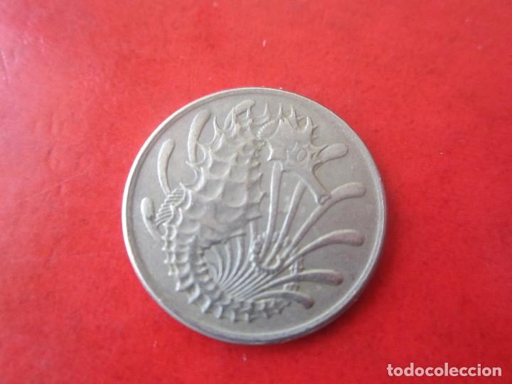 Monedas antiguas de Asia: Singapur. 10 centimos de 1969 - Foto 1