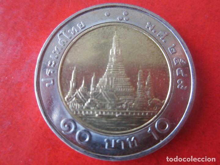 Monedas antiguas de Asia: Thailandia. moneda de 10 bath - Foto 2